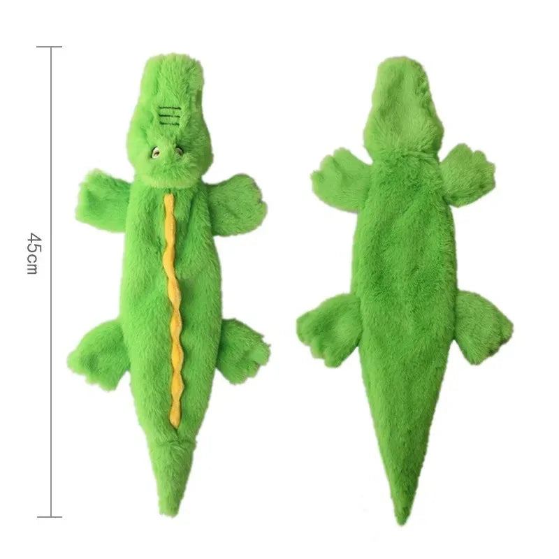 Durable Stuffing-Free Squeaky Dog Toy – Crinkle & Chew Resistant Plush