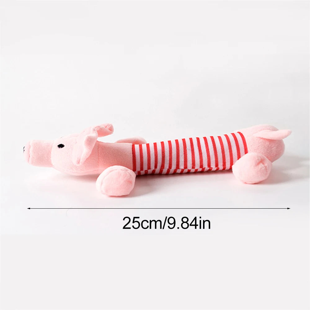 Durable Stuffing-Free Squeaky Dog Toy – Crinkle & Chew Resistant Plush