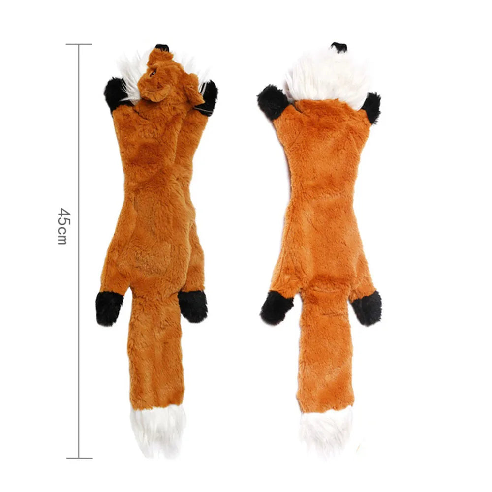 Durable Stuffing-Free Squeaky Dog Toy – Crinkle & Chew Resistant Plush