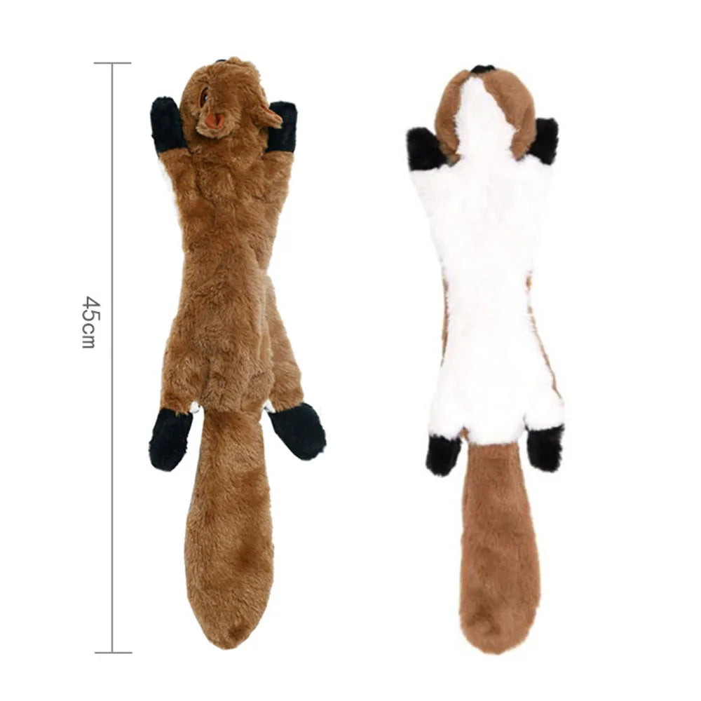 Durable Stuffing-Free Squeaky Dog Toy – Crinkle & Chew Resistant Plush