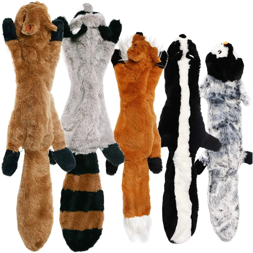 Durable Stuffing-Free Squeaky Dog Toy – Crinkle & Chew Resistant Plush