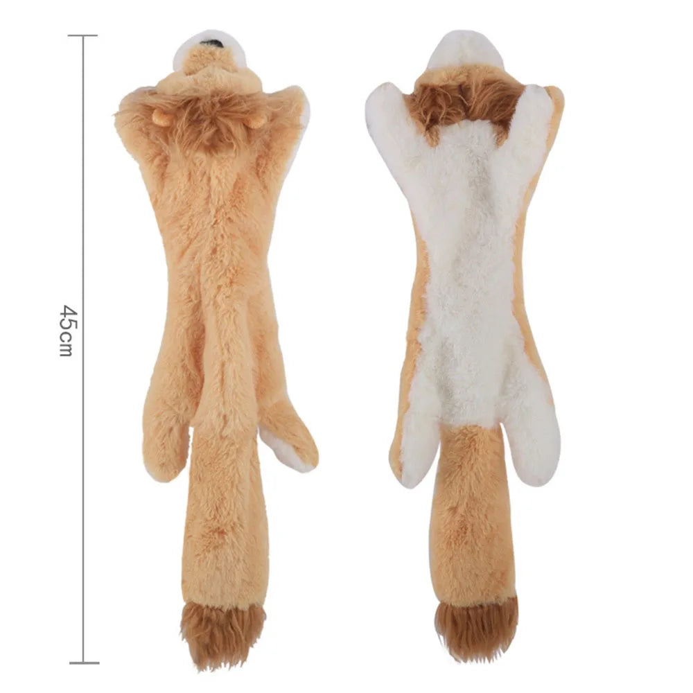 Durable Stuffing-Free Squeaky Dog Toy – Crinkle & Chew Resistant Plush